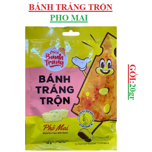 Bánh tráng trộn vina snack gói 20gr