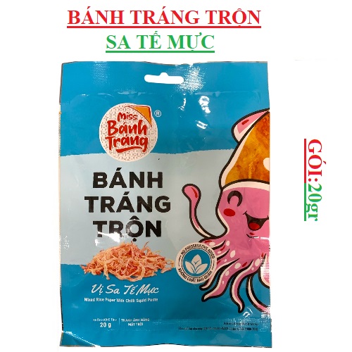 Bánh tráng trộn vina snack gói 20gr