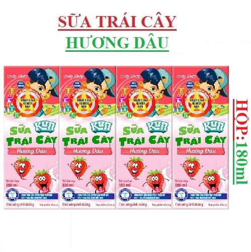 Sữa trái cây Kun hộp 180ml