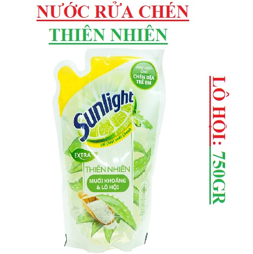Nước rửa chén Sunlight túi 750g Trà nhật, thiên nhiên Nước rửa chén Sunlight túi 750g Trà nhật, thiên nhiên