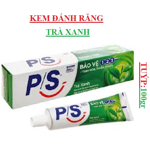 Kem đánh răng ps (p/s)  trà xanh (90-:-120)gr