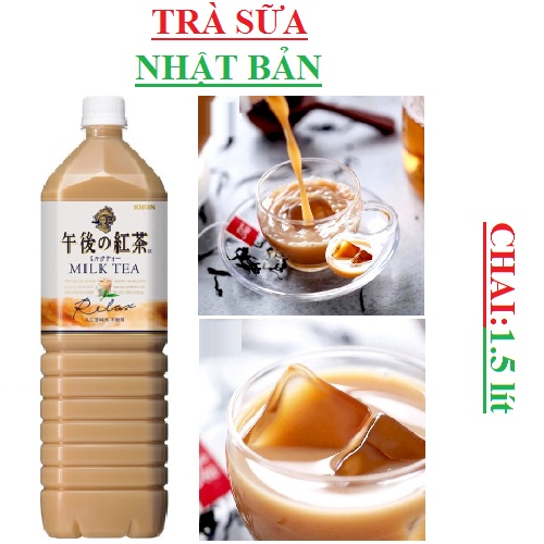 Trà sữa Nhật milk tea Kirin chai 1,5L