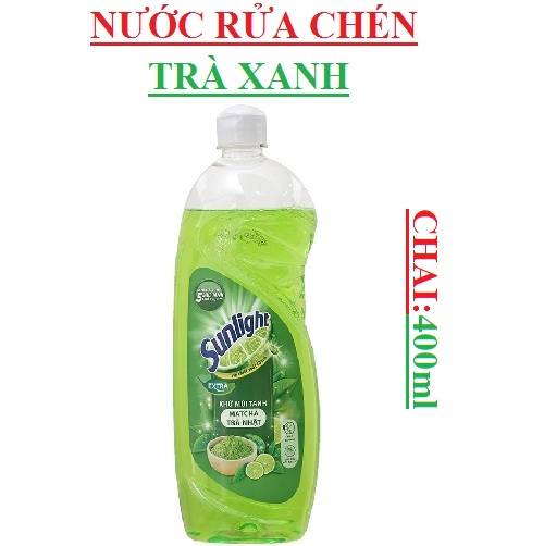 Nước rửa chén bát  Sunlight Bio care chai (380-:-400)gr