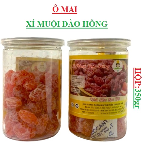 Ô mai xí muội đào hồngThanh Mai Phát hộp 350gr