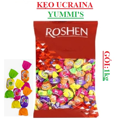 Kẹo hoa quả ucraina roshen yummi's