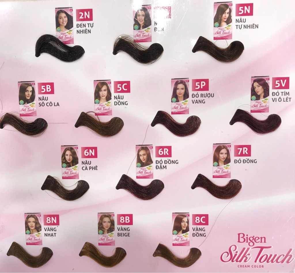 Nhuộm Bigen hồng