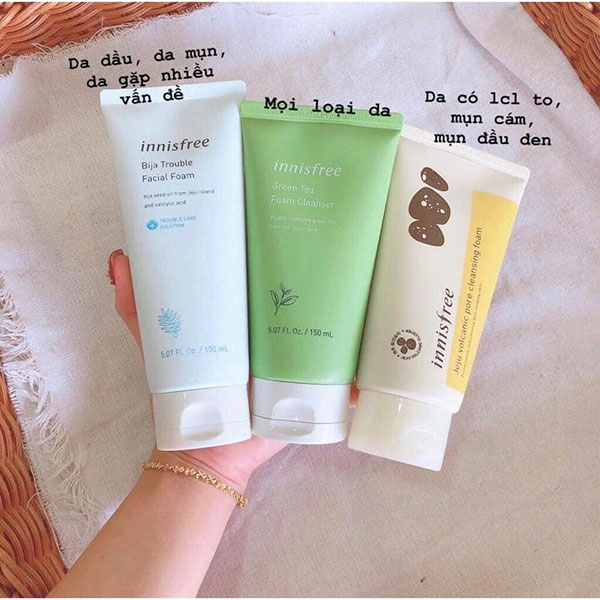 Sữa rửa mặt Innisfree các mùi 150ml