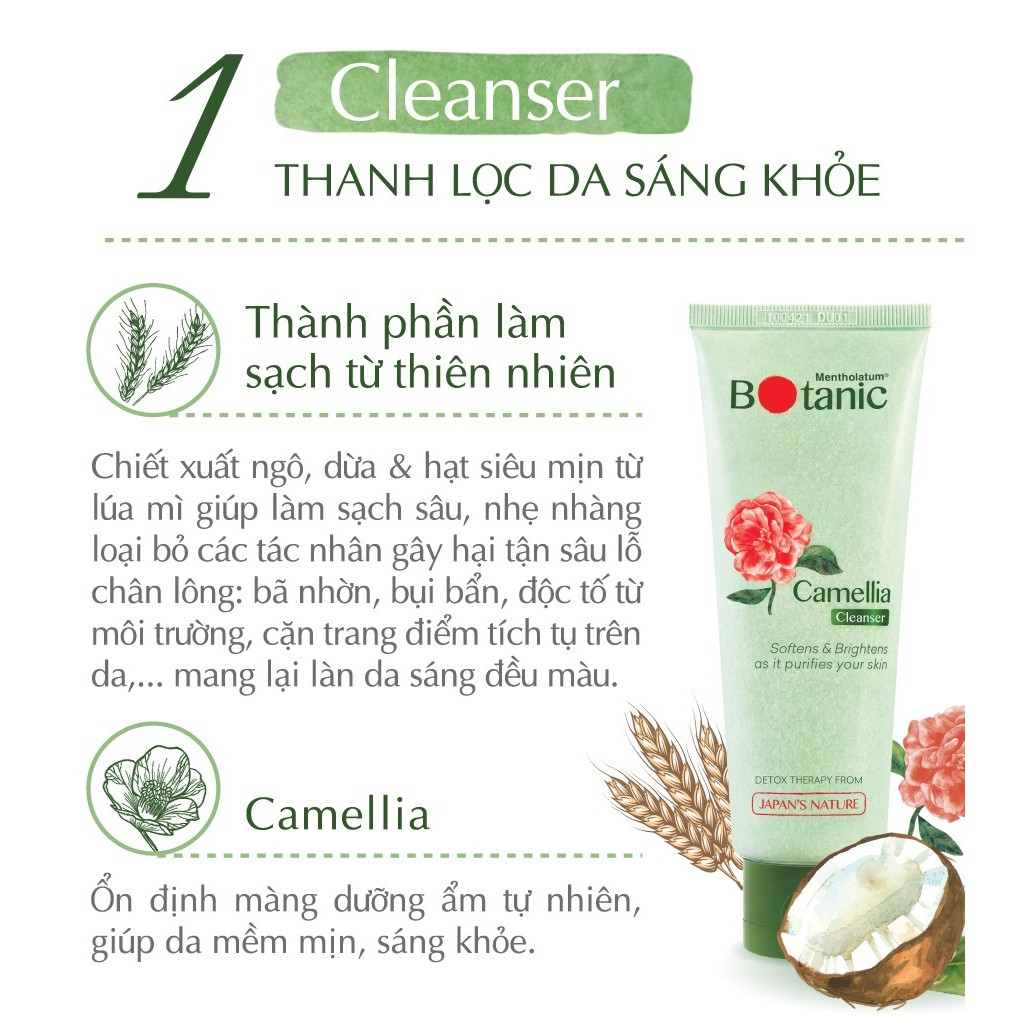 Sữa rửa mặt gel Camellia 80g