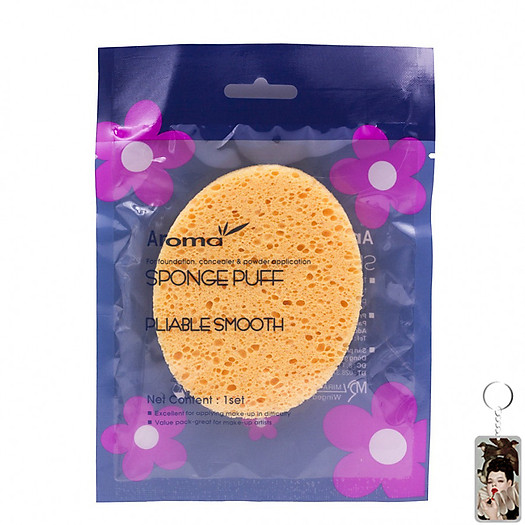 Bông rửa mặt nở Aroma bọt biển