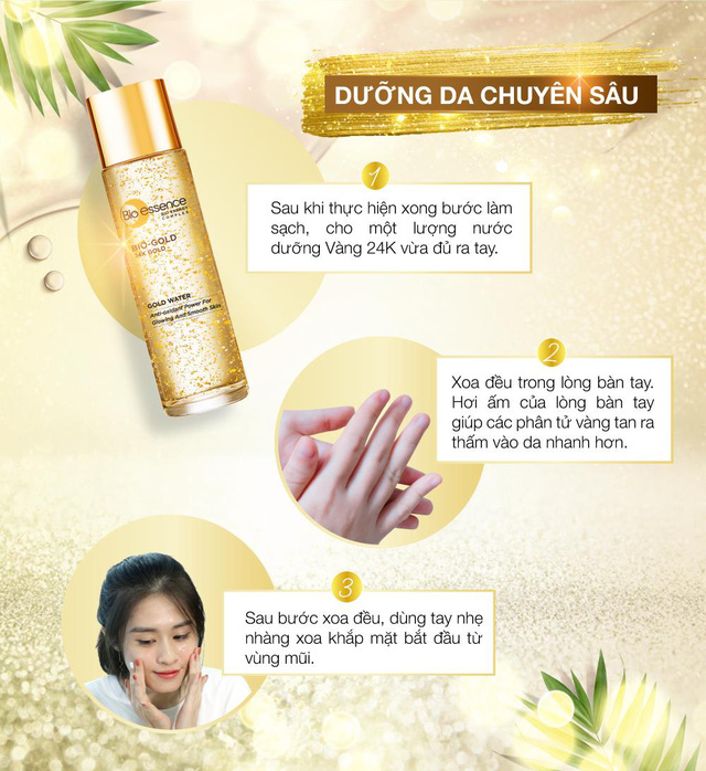 Sữa rửa mặt bio ngăn ngừa lão hóa Gold 24k ban ngày