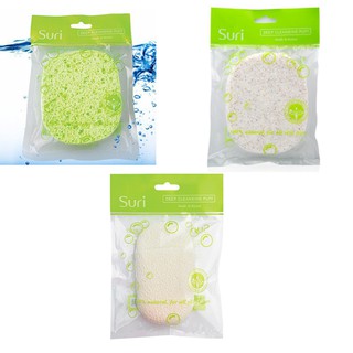 Bông kem hình bầu dục túi 2 miếng Suri Mira