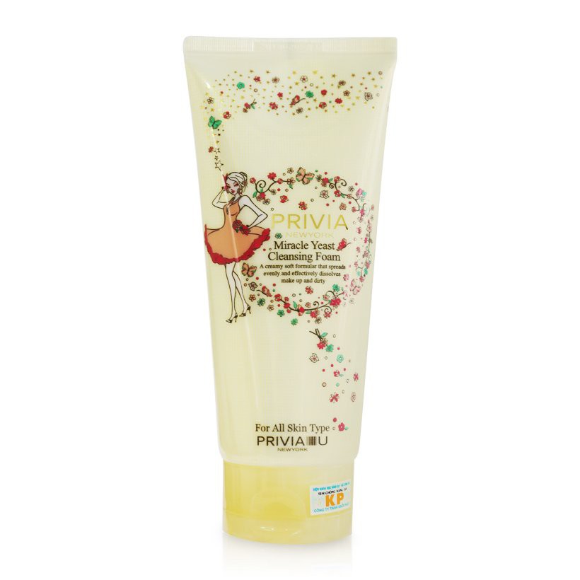 Sữa rửa mặt Privia chiết xuất từ mầm gạo 180ml