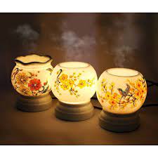 Đèn đốt - Đèn Xông Tinh Dầu Bằng Điện Gốm Sứ Thấu Quang