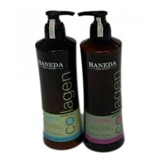 Bộ Dầu gội, xả Haneda Collagen 800ml