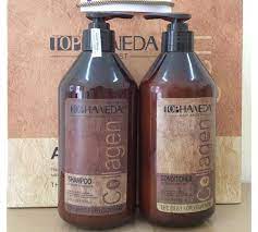 Bộ Dầu gội, Dầu xả Haneda Collagen Moisture Dẹt 785ml