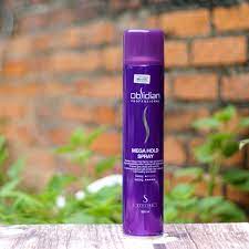 Gôm cứng OBSIDIAN MEGA HOLD SPRAY tím 300ML