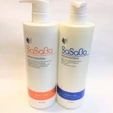 Cặp Dầu Gội Dầu Xả Sasaba  Dành Cho Tóc Hư Tổn 800ml