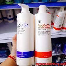 Cặp Dầu Gội Dầu Xả Sasaba  Dành Cho Tóc Hư Tổn 800ml