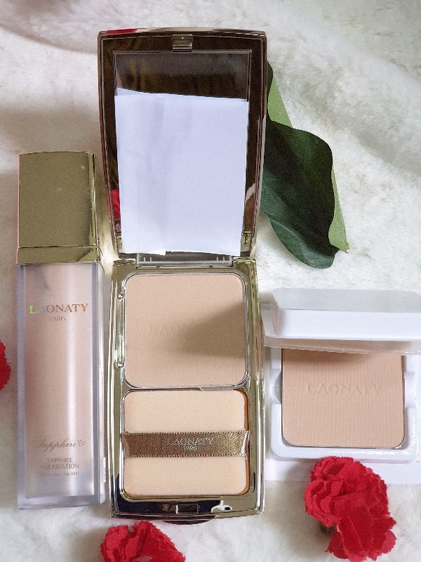 Phấn nền dạng nén kèm Refill Laonaty