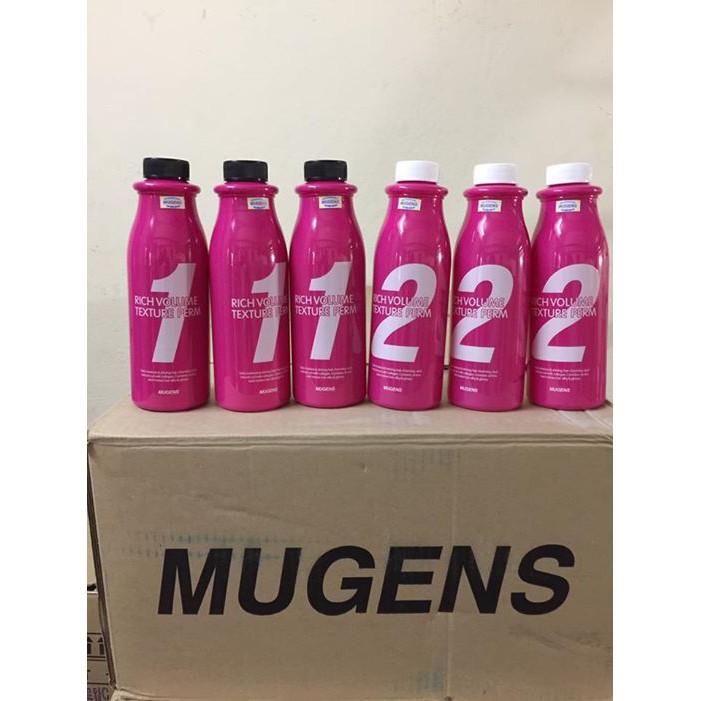Thuốc Uốn Mugens VOLUME RICH TEXTURE PERM - 500ml x2