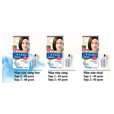 Thuốc nhuộm tóc phủ bạc Salon de Pro