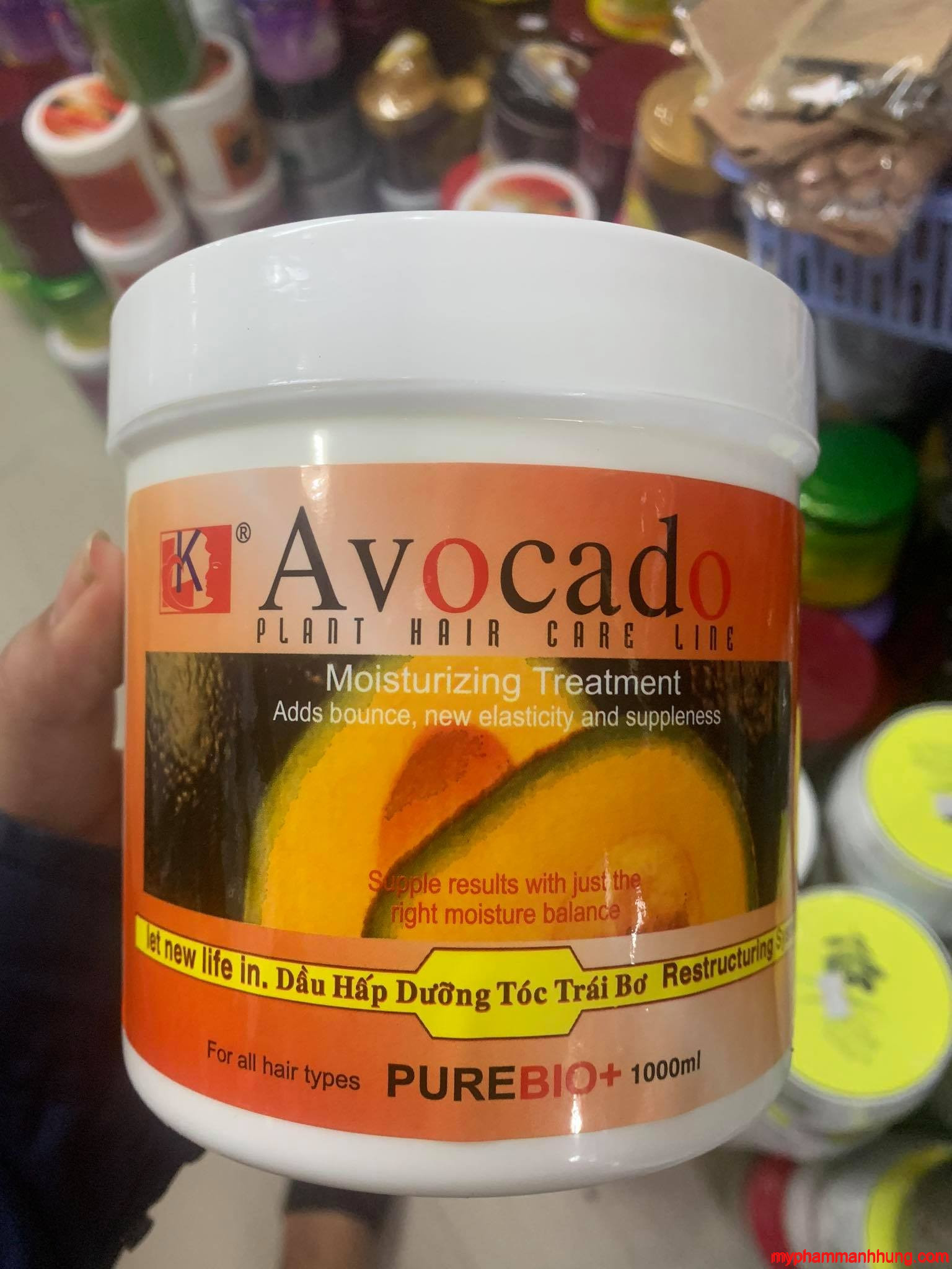 Dầu hấp tóc trái bơ Avocado 1000ml - 010031