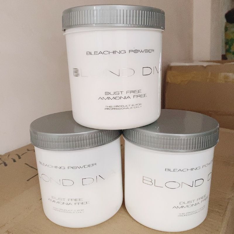 Tẩy tóc loại tốt của Diva- chống xót da - lên nền lv9 - chống gãy rụng tóc