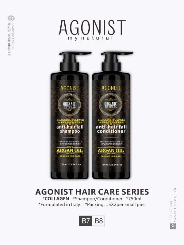Bộ Dầu gội, Dầu xả ngăn rụng tóc - Agonist Argan 750ml