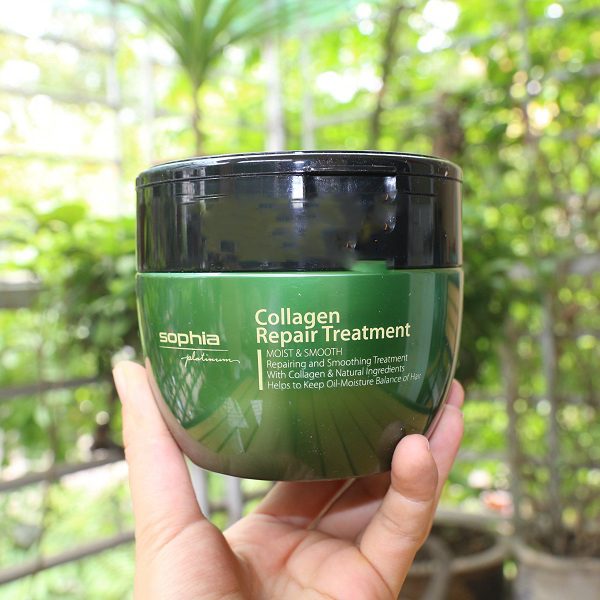 Hấp phục hồi tóc collagen Sophia