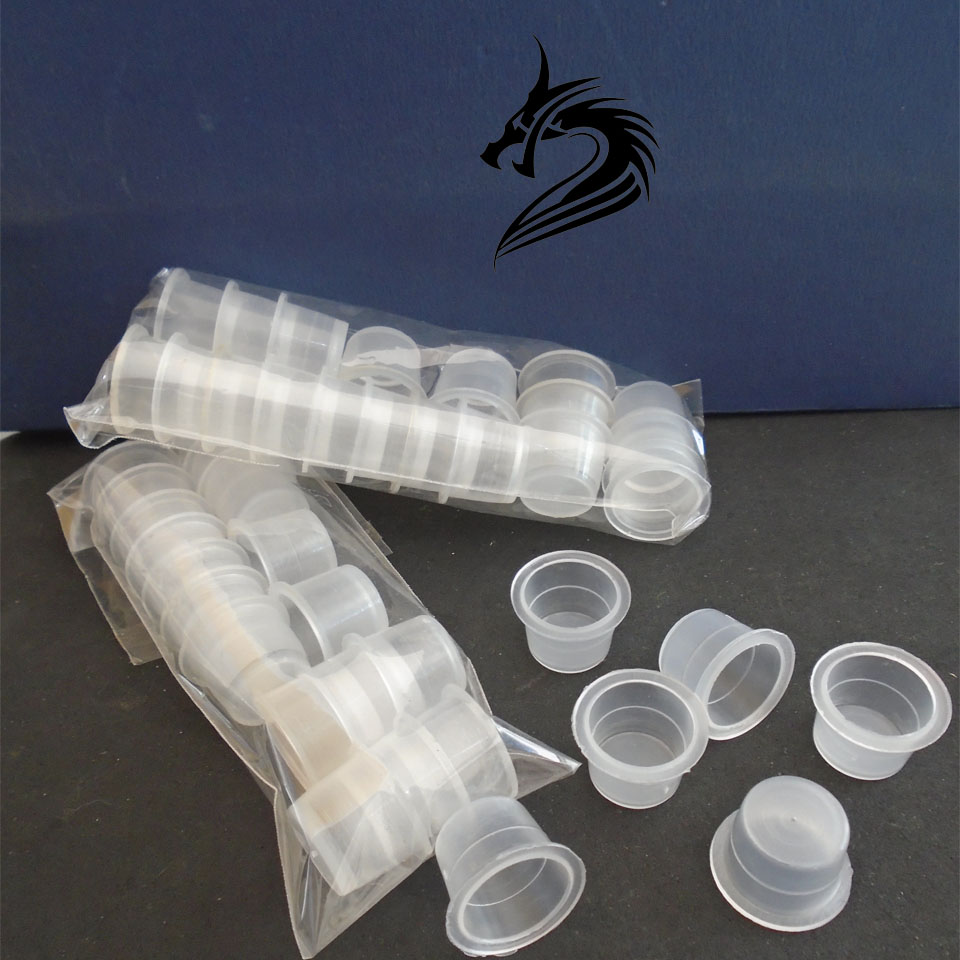 Cốc đựng mực xăm nhỏ túi (40c/túi)