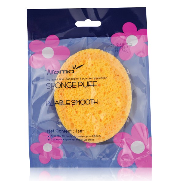 Bông rửa mặt nở Aroma bọt biển