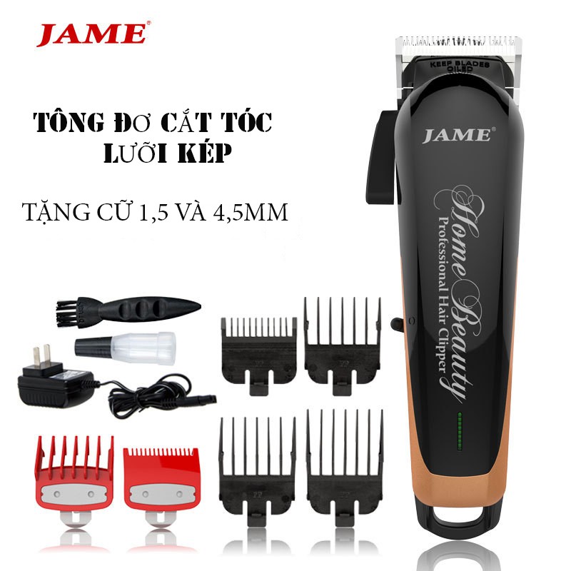 Tông đơ lưỡi kép Jame 1070 siêu bén, chuyên fade
