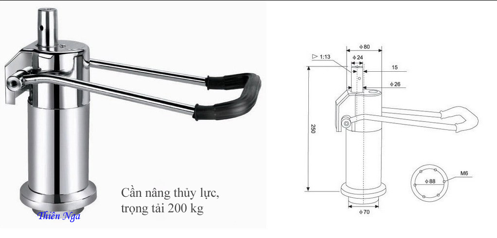 Ghế cắt tóc HQH Q84 chân tròn