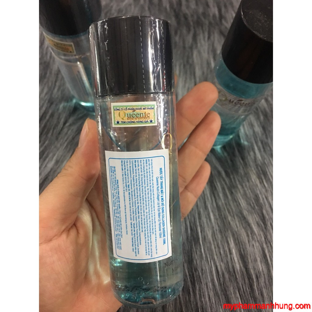 Nước tẩy trang mắt môi Queenie 100ml