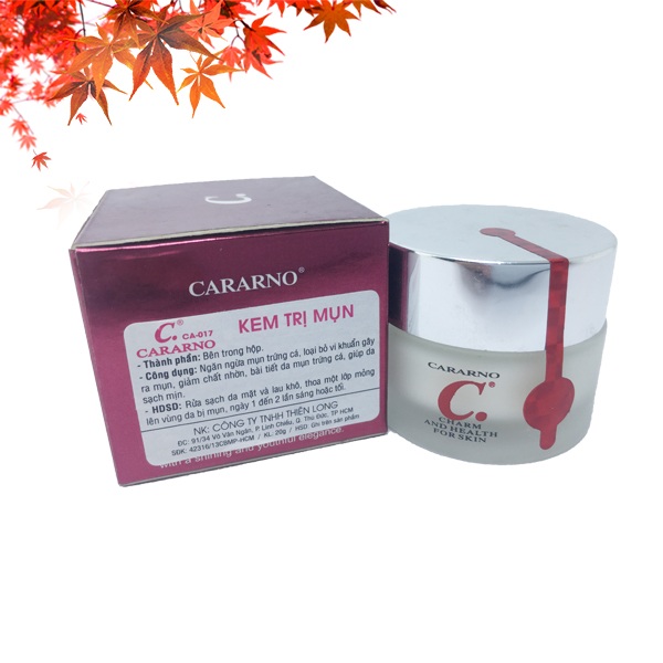 Kem trị mụn CARARNO CA-017 20g