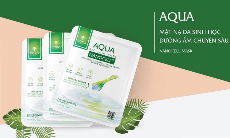 Đắp mặt sinh học dưỡng da Aqua Nonocell