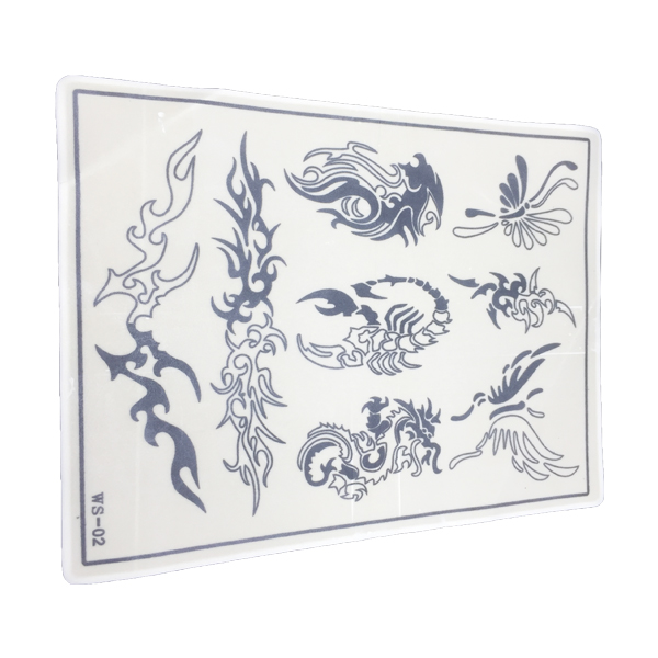 Miếng Da Tập Xăm Màu Ghi (Đa dạng hình mẫu)