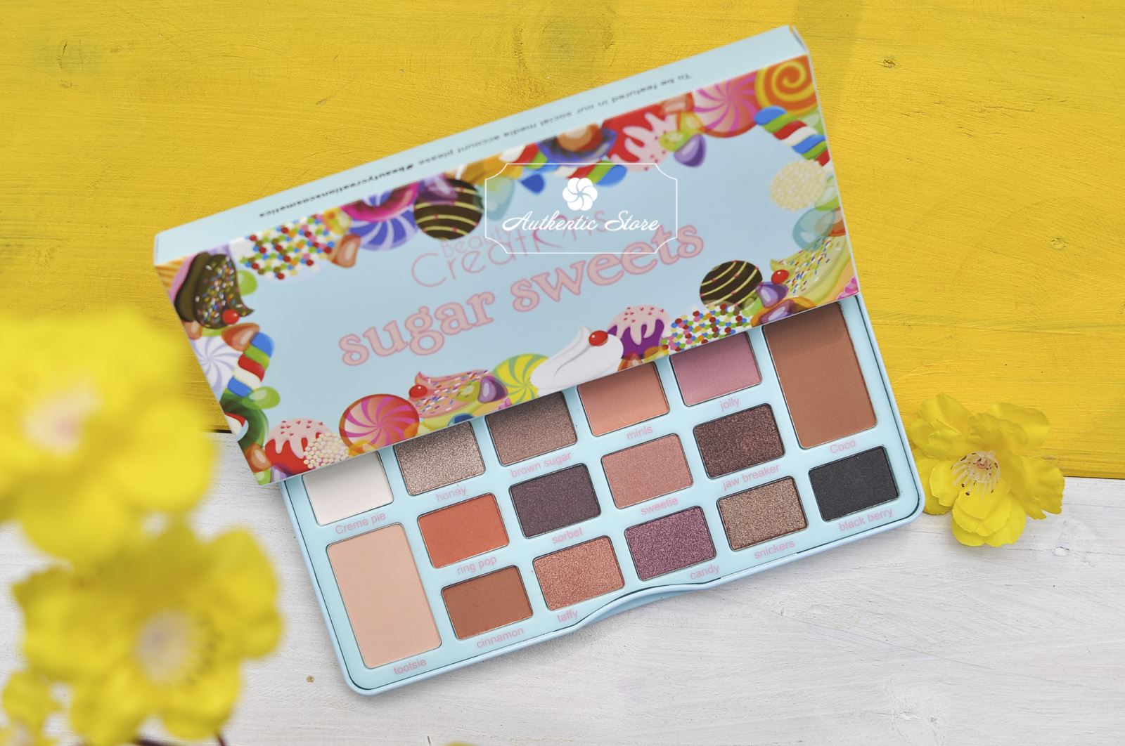 Phấn mắt Beauty Creations hộp 16 màu