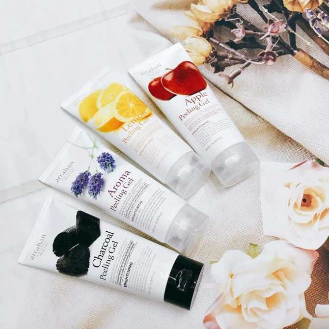 Tẩy da chết Arrahan hoa quả 180ml