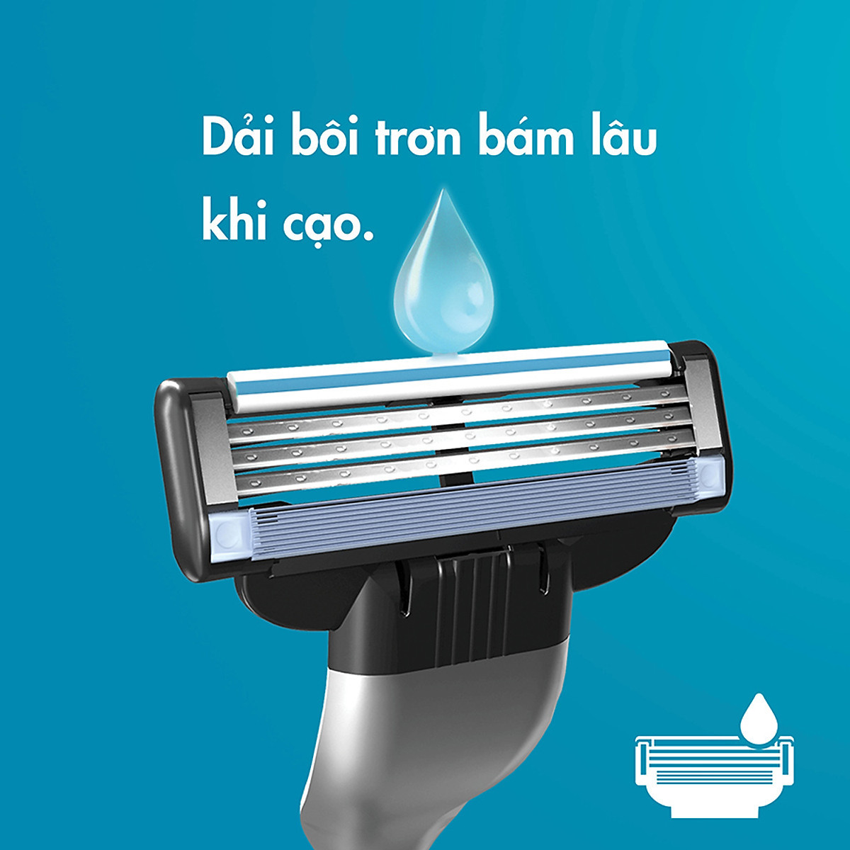 Lưỡi Gillette Mach 3 (12 cái/hộp) vỉ 3