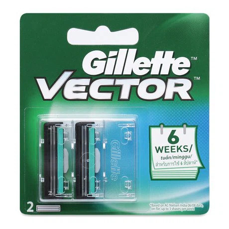 Lưỡi Gillette Vector (12 cái/ hộp) vỉ 2