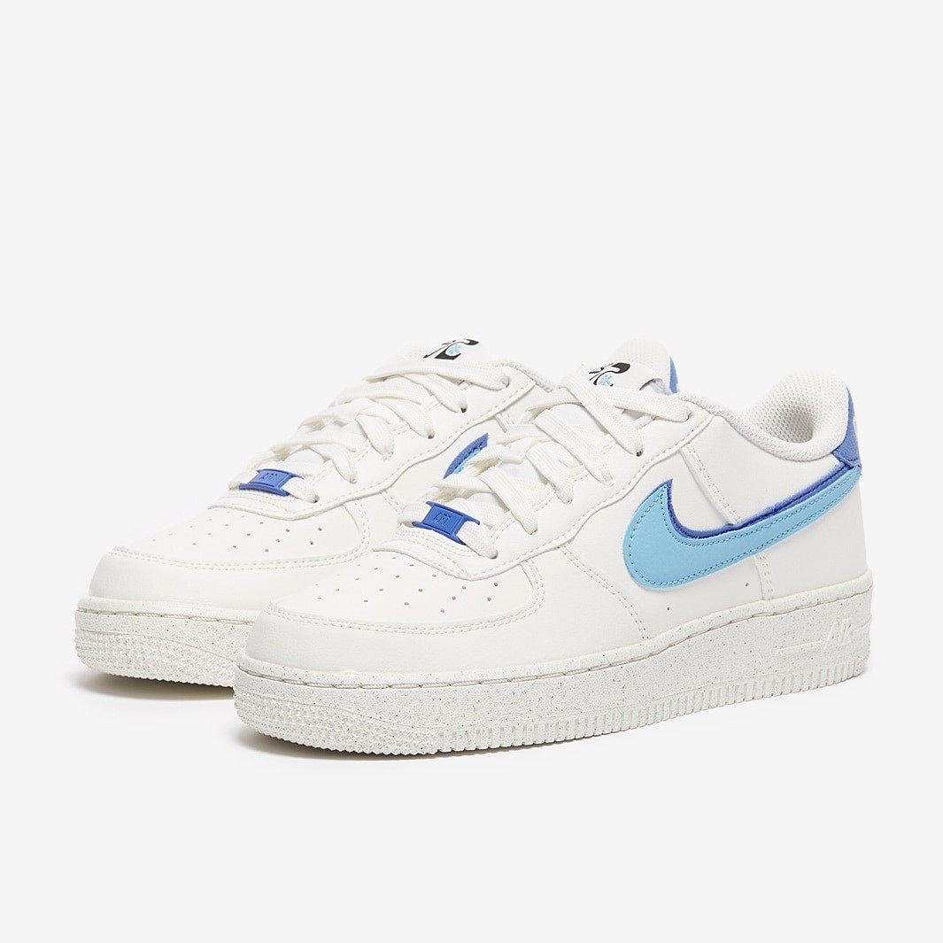 GS) Nike Air Force 1 LV8 'Sail Medium Blue' DQ0359-100 - KICKS CREW