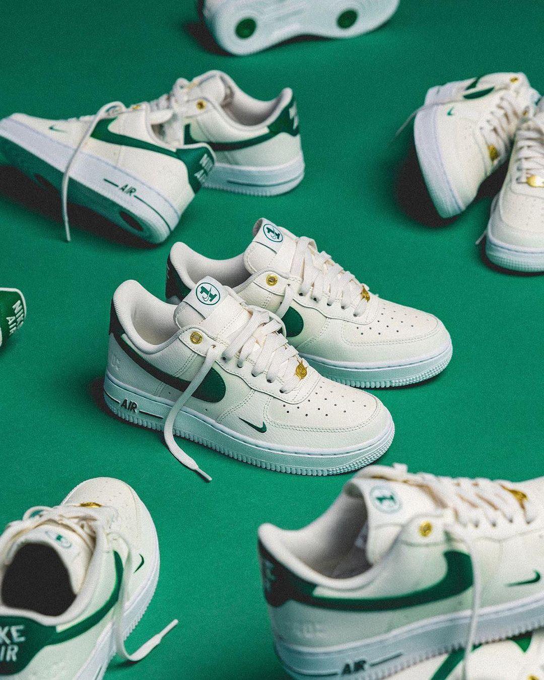 Giày chính hãng Air Force 1 Low Anniversary 'Sail Malachite' - DQ7582-101