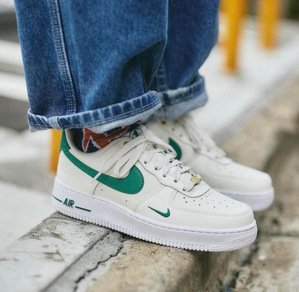 Giày chính hãng Air Force 1 Low Anniversary 'Sail Malachite' - DQ7582-101