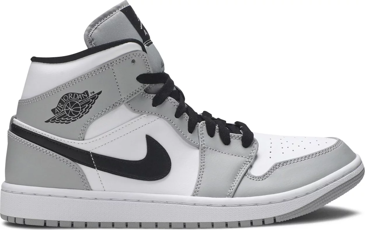 Air Jordan 1 Mid 'Light Smoke Grey' 554724-092