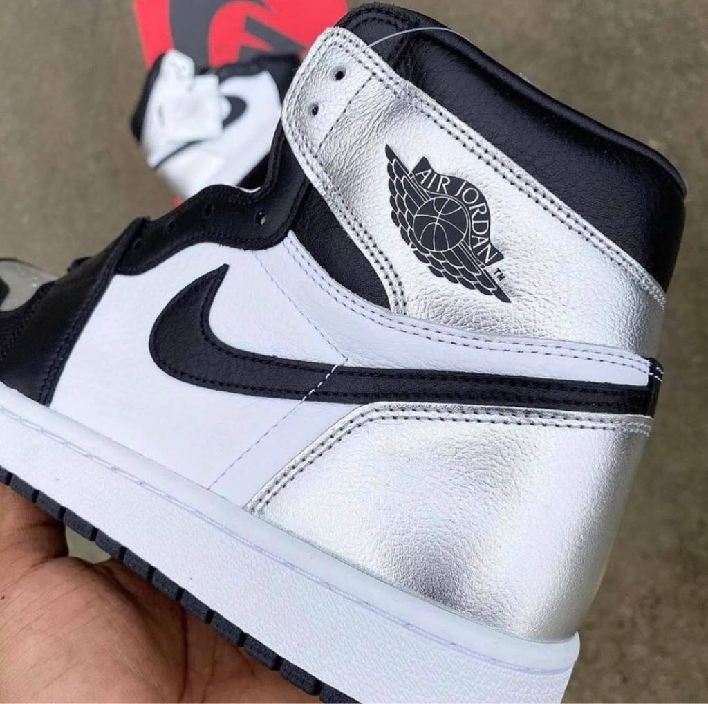 Giày chính hãng Jordan 1 Retro High Silver Toe cd0461001 Steve Store