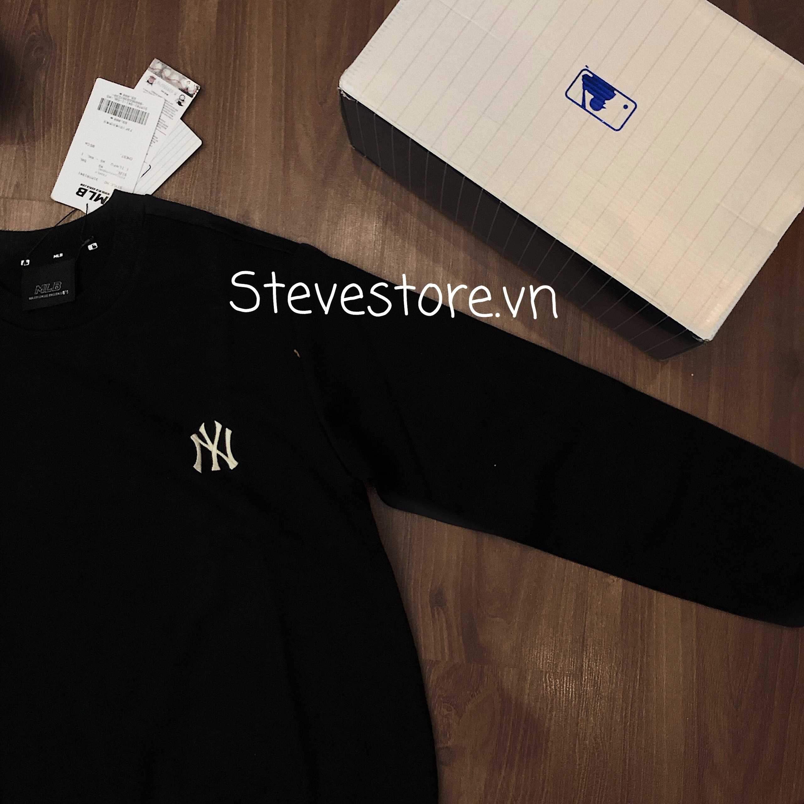 Áo Sweater MLB Monogram New York Black  GIAYSAUVN