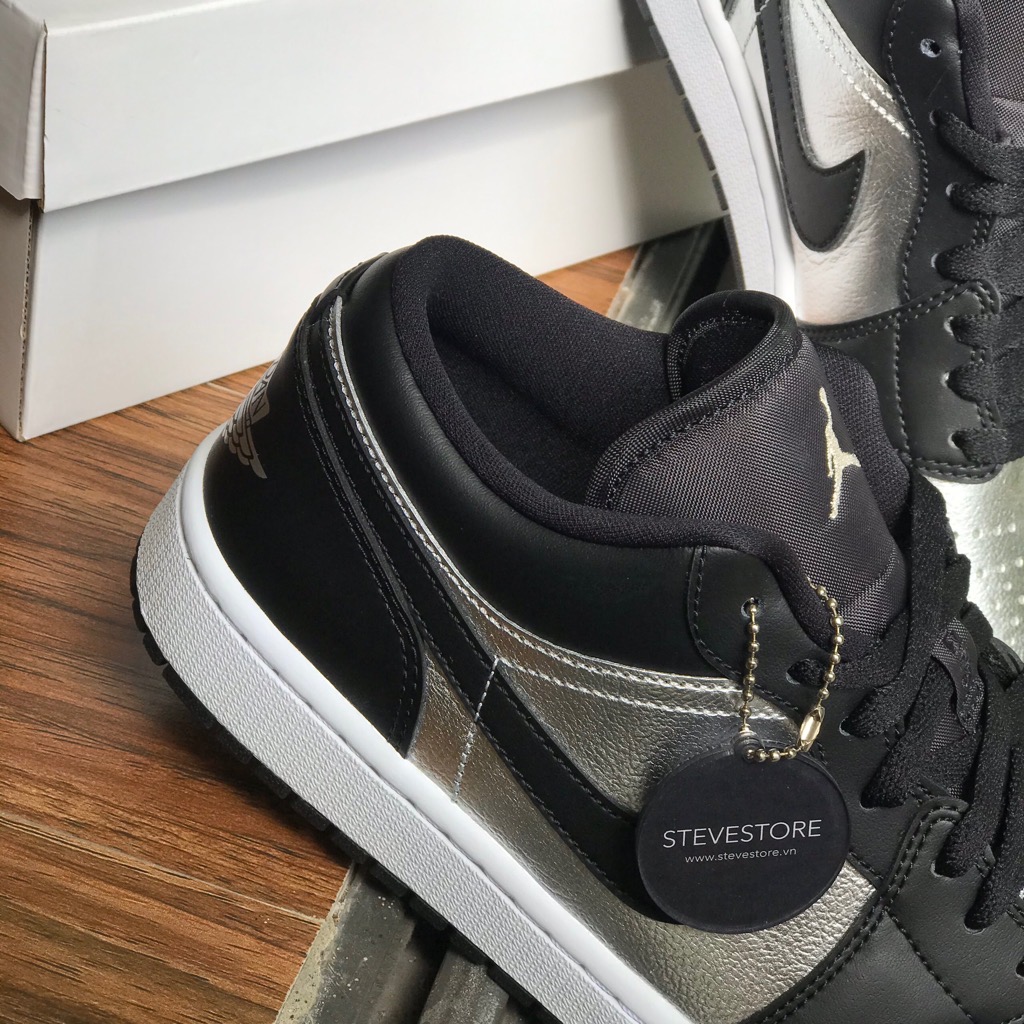 Giày chính hãng Jordan 1 Low Silver 