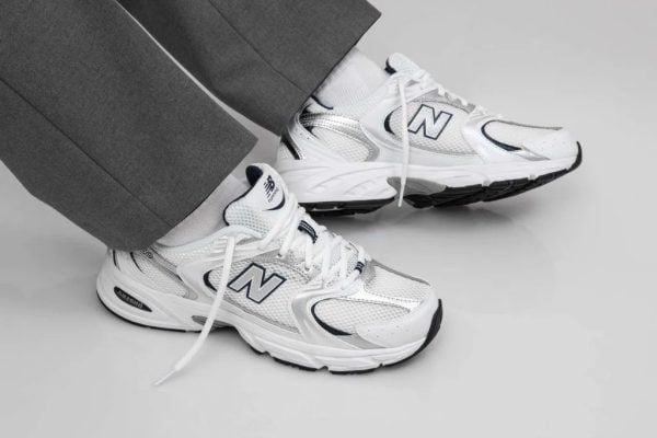 nb 530 white silver