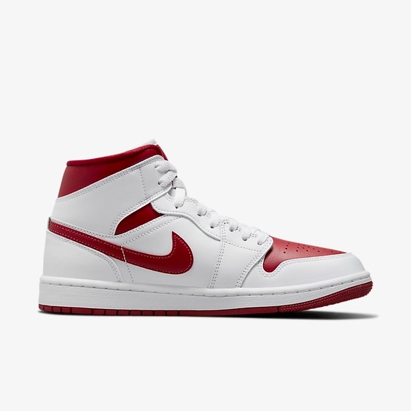 Giày chính hãng Air Jordan 1 Mid 'Championship Red' - BQ6472-161